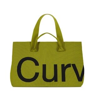 Curves Knit Tote (Lemongrass)
